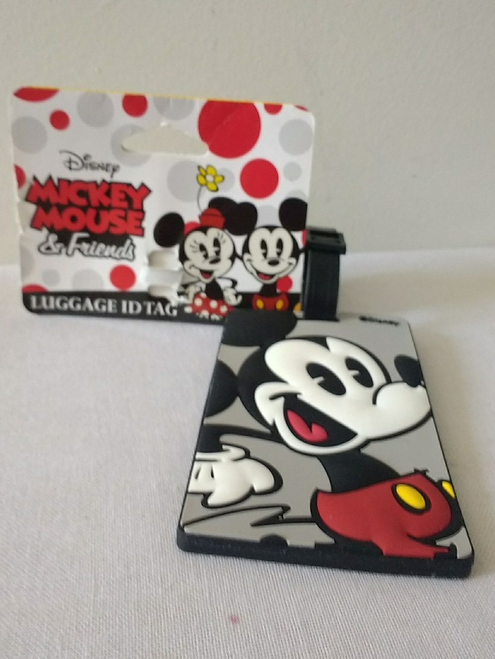 Disney Mickey Mouse Rubber Luggage ID Tag